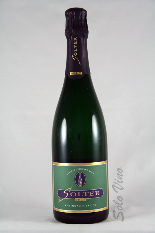 2007er Solter Brut Rheingau Riesling Sekt -Réserve-