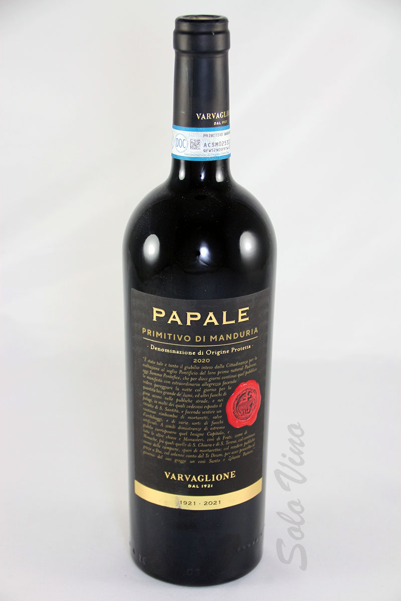 Primitivo di Manduria Papale Linea Oro 2020